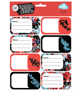 Spencil Book Labels - Urban Scrawl
