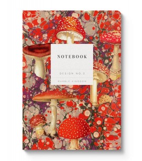 Kaleido A5 Textured Soft Cover Notebook-Marble Fungi