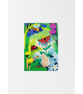 Kaleido A6 Textured Soft Cover Notebook-Insects