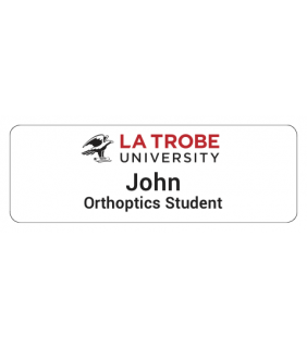 LTU Name Badge - Orthoptics Student