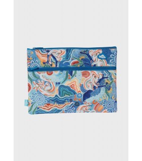 Spencil A4 Twin Zip Pencil Case - Wani-Wani Watina