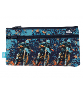 Spencil Twin Zip Pencil Case - Moto Camo Trax