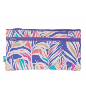Spencil Twin Zip Pencil Case - Paradise Palms