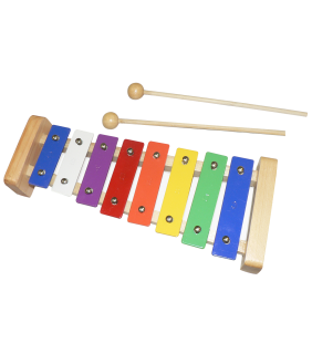 Percussion Plus Glockenspiel 8-Note Coloured