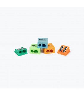 Future Sharpener - Double hole with lid - Assorted