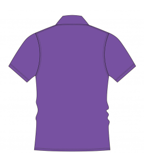 Essentials Purple Short Sleeve Polo