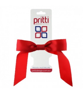 Pritti Large Pony Bow Red