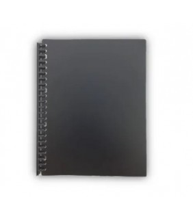 Unbranded A4 20pg refillable Display Book - Black