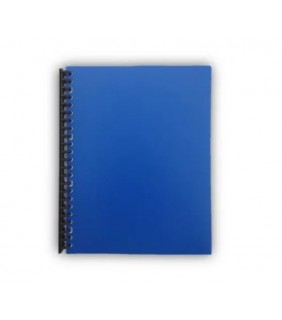 Unbranded A4 20pg refillable Display Book - Navy Blue