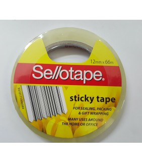 Sellotape Sticky 12mm x 66m Roll