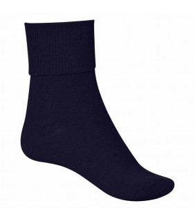 Sock Ankle Turnover Navy