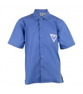 Boys Blue Short Sleeve Shirt