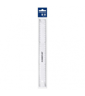  Ruler 30cm Plastic Translucent