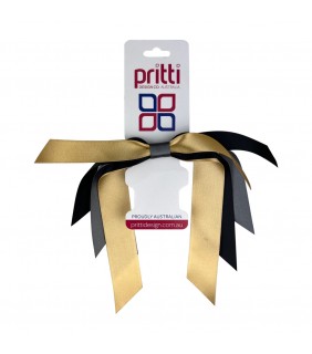 5 Layer Sports Ribbon Honey/Black OSFA