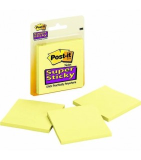 3M POST-IT Super Sticky Canary Yellow PK3 3321 SSCY