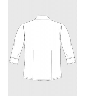 3/4 Sleeve Music Blouse