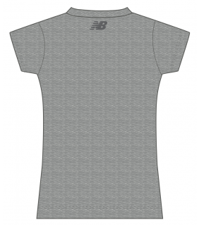 ACU Ladies Grey T-Shirt Shield Print