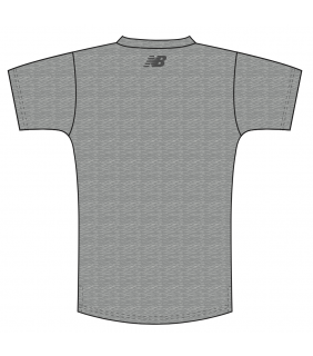UQ New Balance Mens Varsity Print T-Shirt Grey