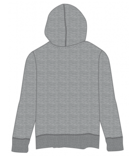 ECU New Balance  Mens Grey Zip Hoodie Crest