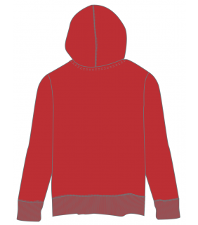 LTU New Balance Mens Zip Hood Jacket Red