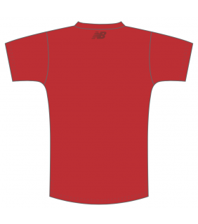 LTU New Balance Mens T-Shirt  Large Crest Red