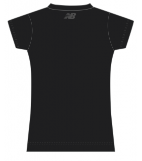 LTU New Balance Ladies T-Shirt Large Crest Black