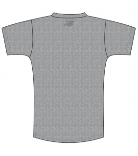 LTU New Balance Mens T-Shirt Small Crest Grey