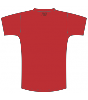 LTU New Balance Mens T-Shirt Small Crest Red