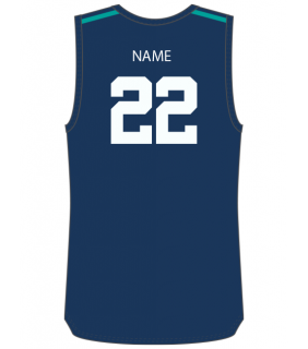 Male Volleyball Muscle Tee Navy - NB DRY