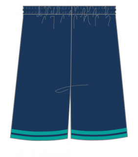 Male Basketball Short Navy - NB DRY