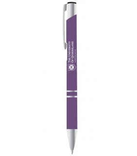 UQ Delux Ball Point Lazer Engraved Pen - Purple