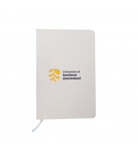 University of Southern Queensland Venture A5 Notebook - White/White