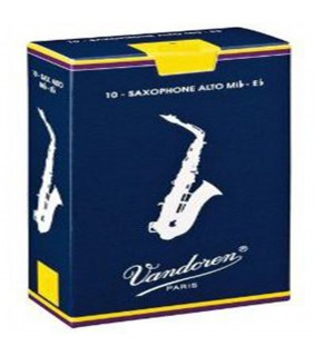 Vandoren Tenor Sax Reed Card of 3 Grade 2