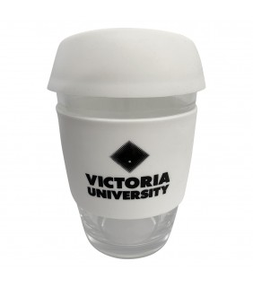 Victoria University Vienna Glass Coffee Cup White