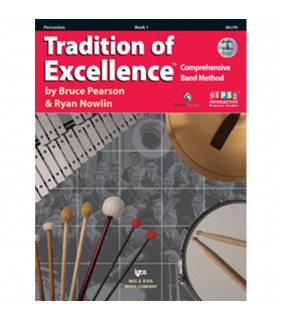 Kjos Tradition Of Excellence Book 1 Percussion