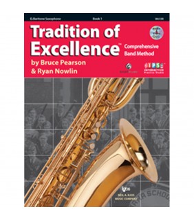 Kjos Tradition Of Excellence Book 1 Eb Baritone Saxophone