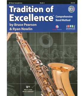 Kjos Tradition Of Excellence Book 2 Bb Tenor Saxophone