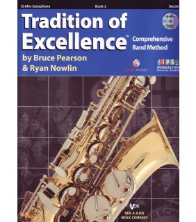 Kjos Tradition Of Excellence Book 2 Eb Alto Saxophone