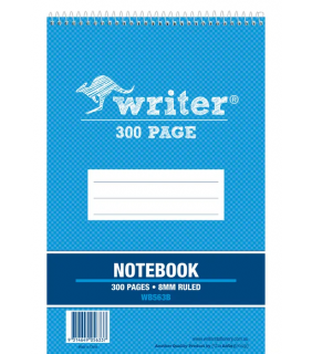 Writer Shorthand 300Pg Spiral Note Book Board Cover