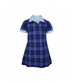 Dress Girls Navy/White Check