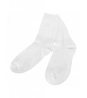 Sock White Straight