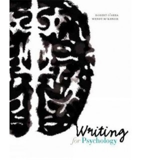 Cengage Learning Writing for Psychology
