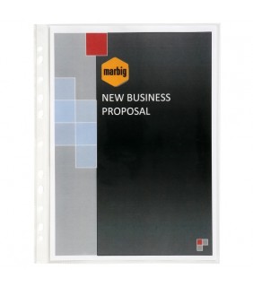 Marbig SHEET PROTECTORS MARBIG A3 H/D ULTRA CLEAR L/SCAPE 25'S