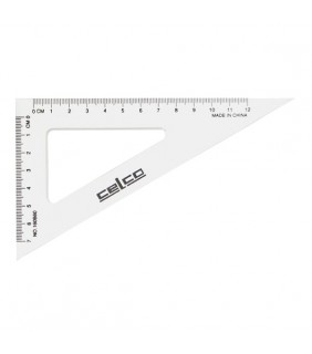 Celco Set Square 60 Degree 16cm Clear