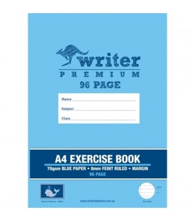 Writer Premium A4 96 Page Exercise Book