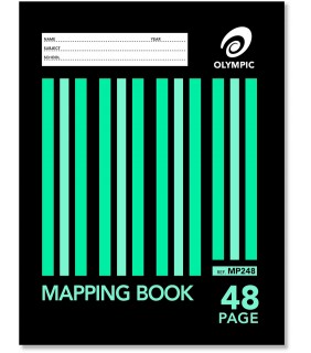 Australian Office Exercise Book Mapping 48 Pge 225x175mm