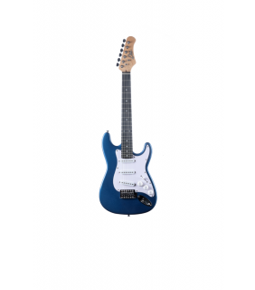 Eko ST-100 3/4 Size Metallic Blue Electric Guitar 