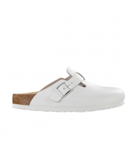 Birkenstock Boston Leather Wht R
