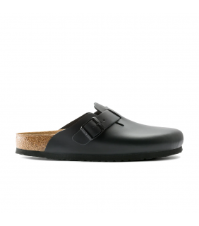 Birkenstock Boston Leather Blk