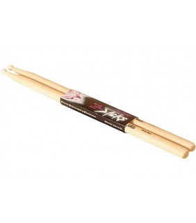 ON-STAGE AMERICAN HICKORY/WOOD TIP 7A DRUM STICKS